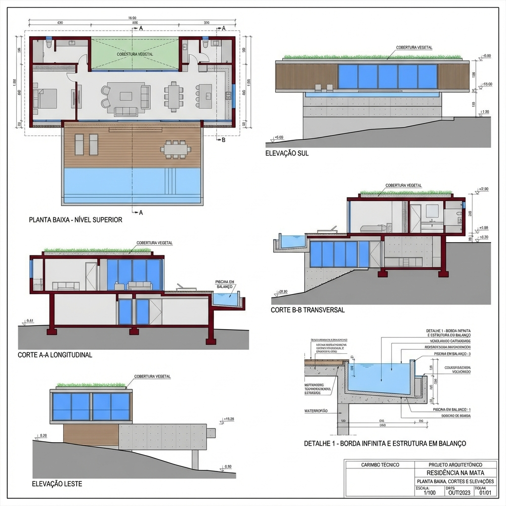 ARQTECH - DETALHE E ISOMÉTRICA 