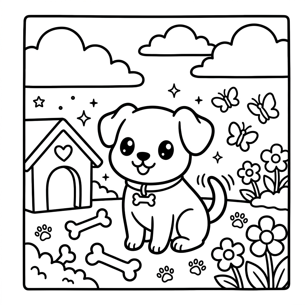 Генератор раскрасок в стиле Spooky Kawaii