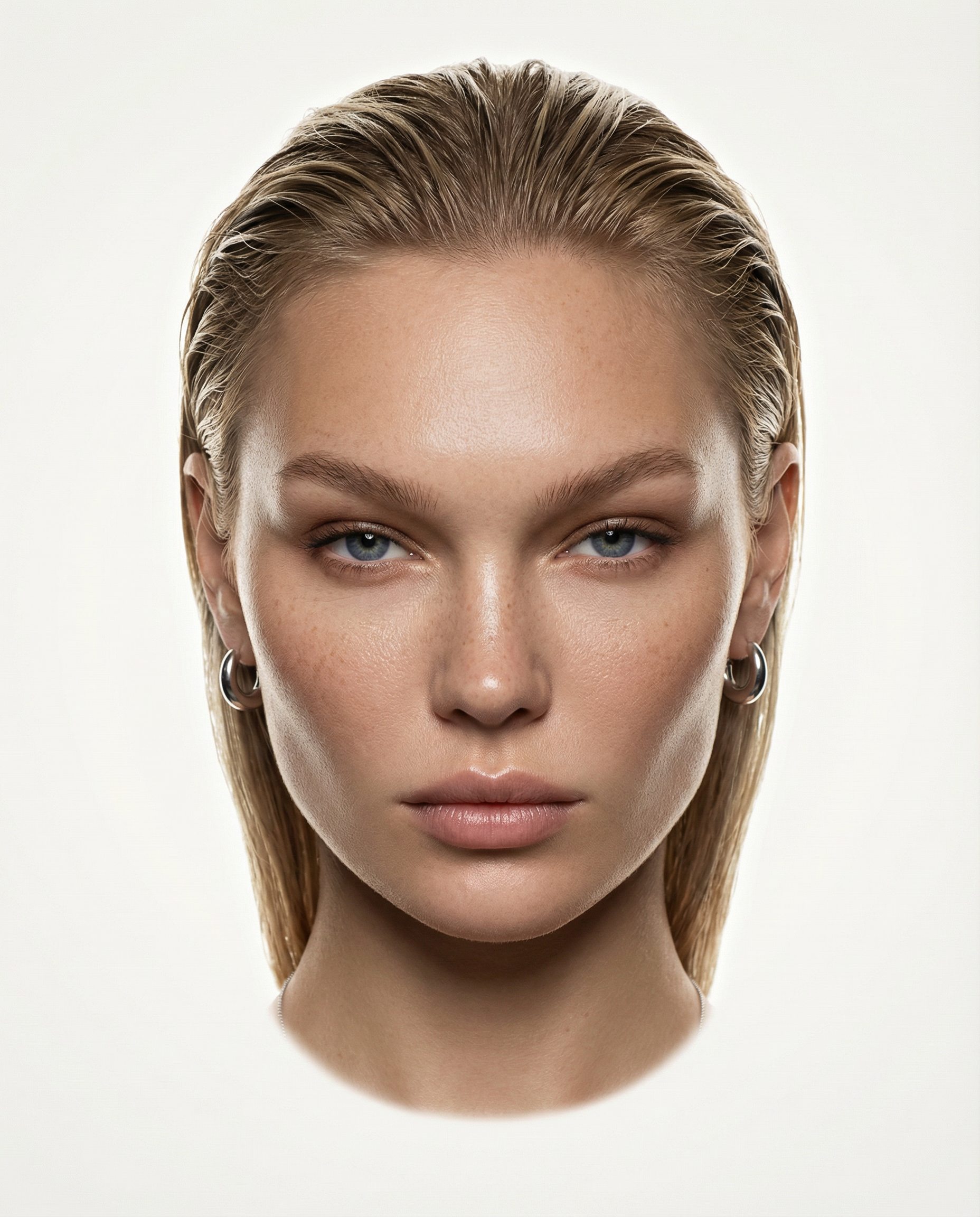 Wet Slick Hair Editorial